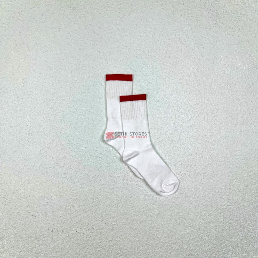 JMJ House socks, part of the school uniform.