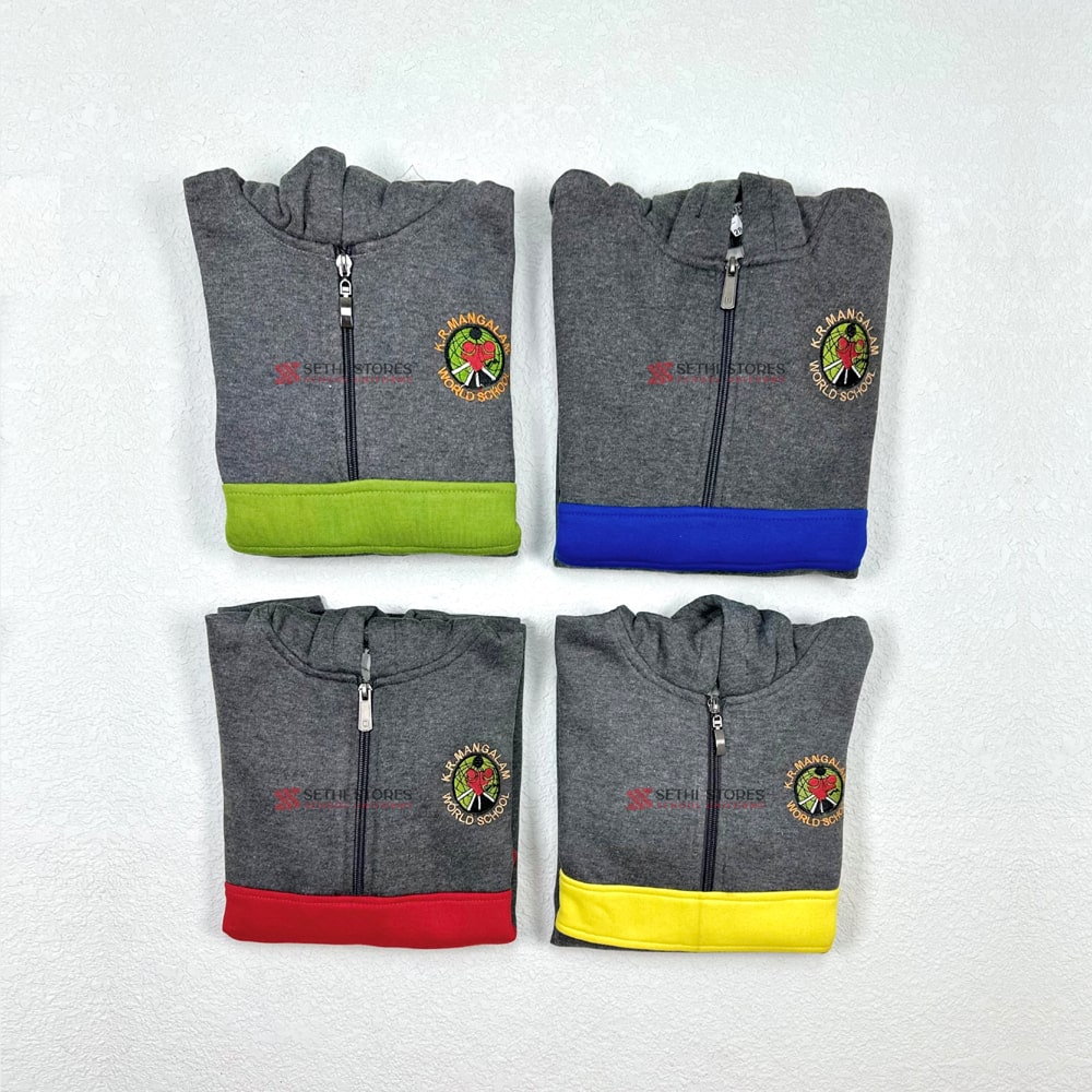 K.R Mangalam School House Tracktop for winter uniform