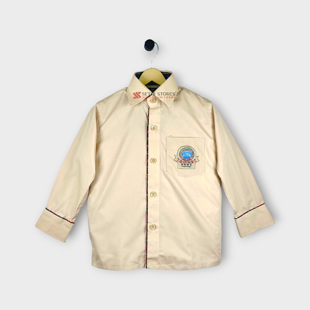 Full Sleeve Shirt for Hansraj School Girls & Boys, is a part of winter uniform for grade nursery to 2.