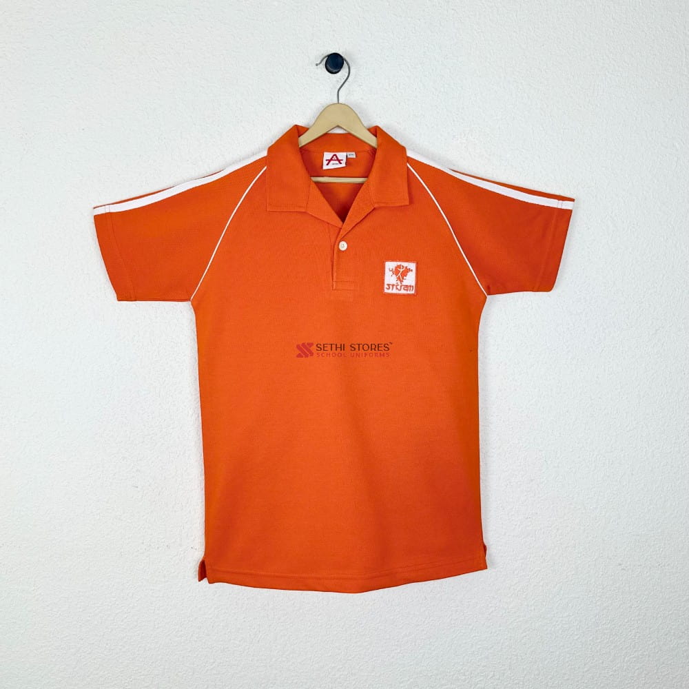 The Srijan School Pratibha House T-Shirt Summer School Uniform for Grade 6 to 12