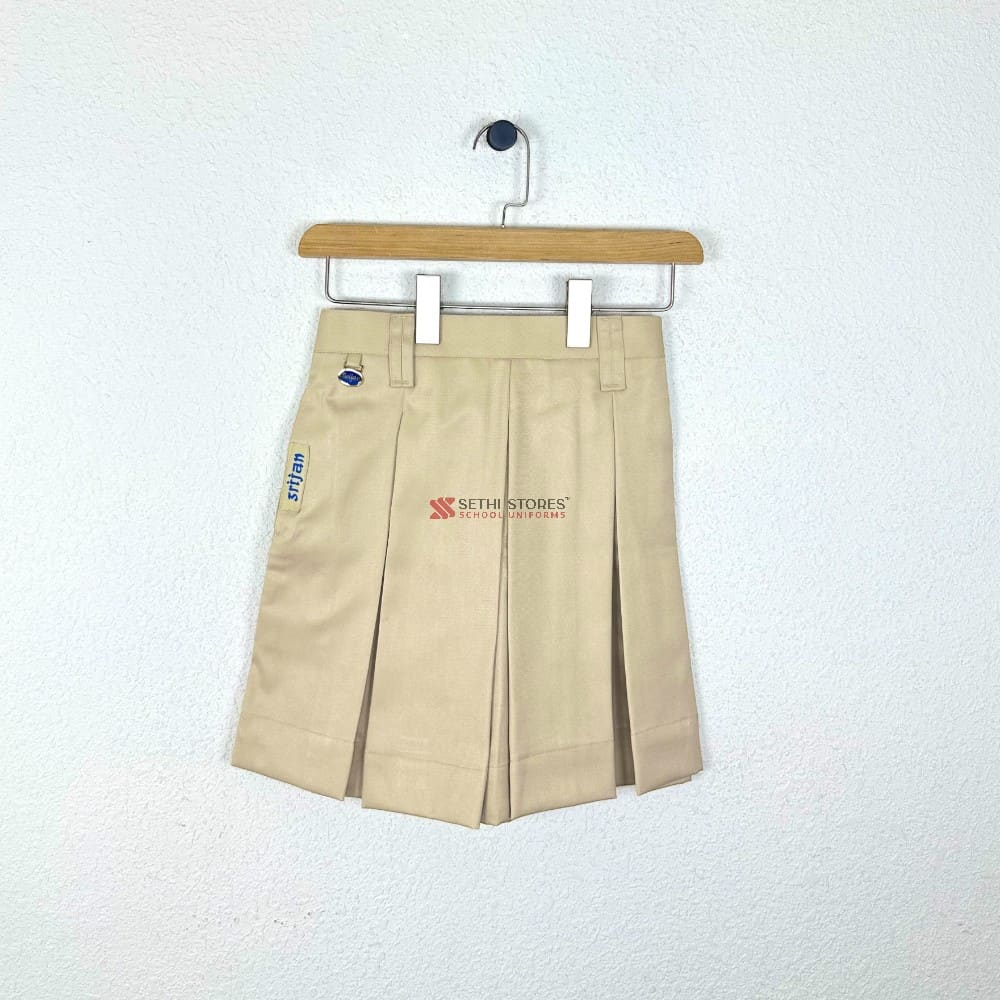 The Srijan School Divided Skirt for grade 3 to 8 Summer uniform