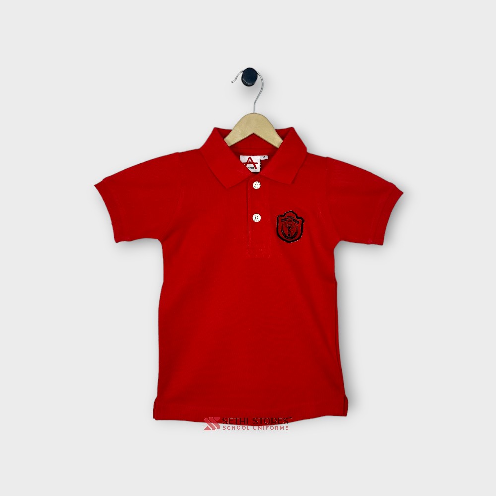 DPS Dwarka - Red Half Sleeve T-Shirt (Summer) - Nursery