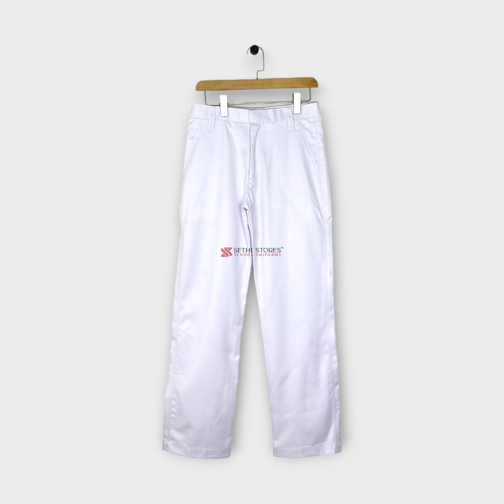 White Pant/ White Trouser for School Uniform.