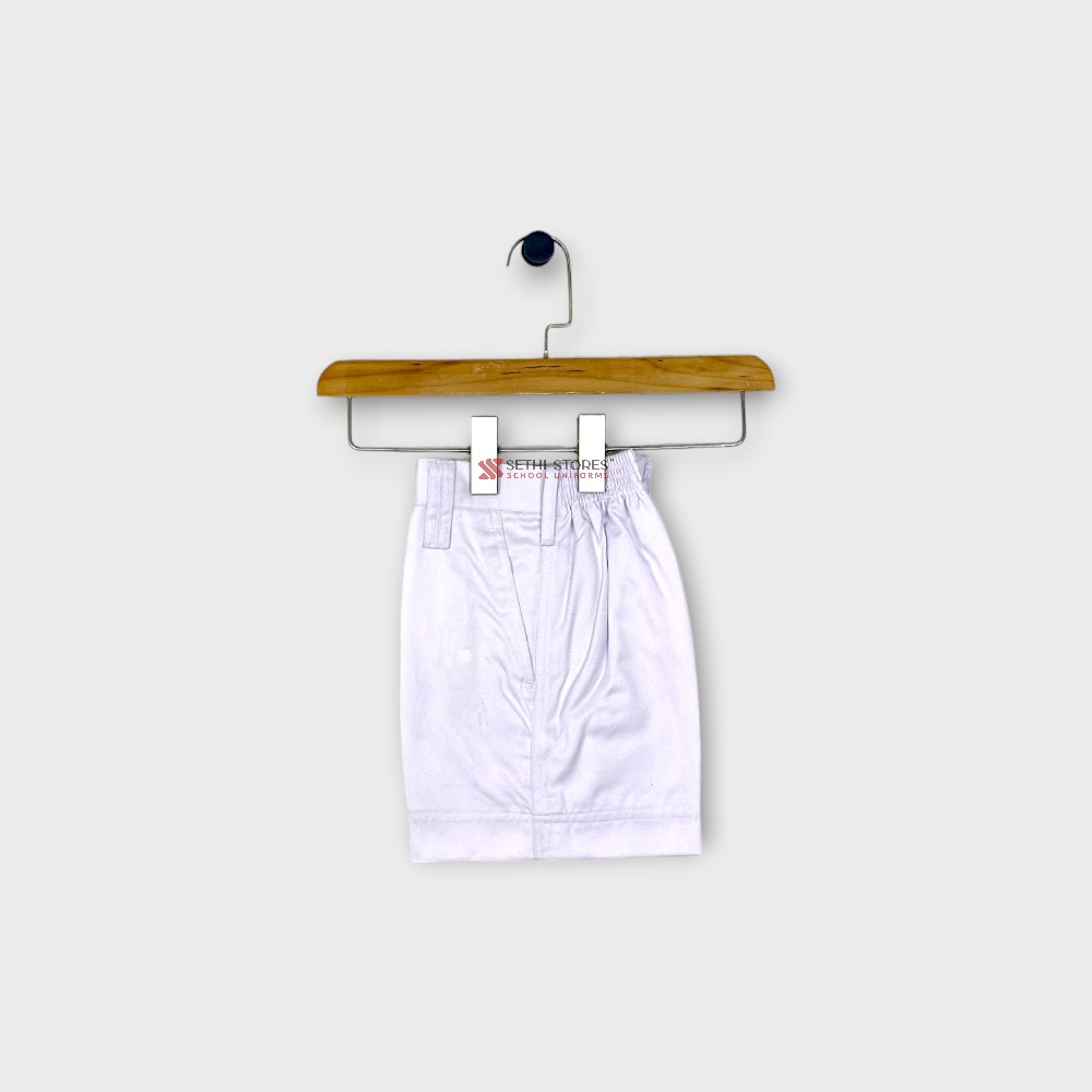 School White Shorts for summer Uniform