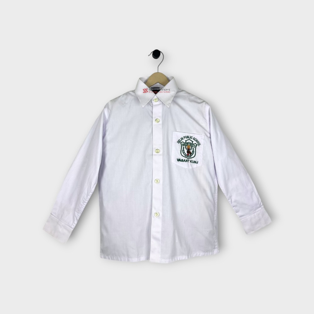 DPS Vasant Kunj Full Sleeve Shirt for Grade 1 to 12 winter uniform.