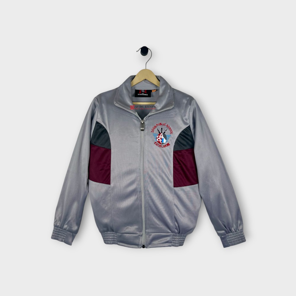 Doon Public School Winter Tracksuit Jacket for school uniform shopping online.