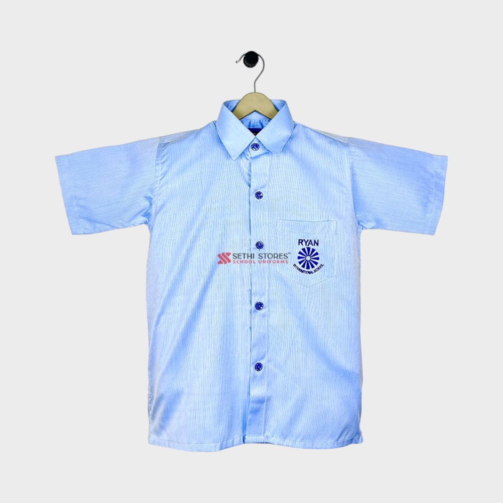 Ryan International School Shirt Summer Uniform.