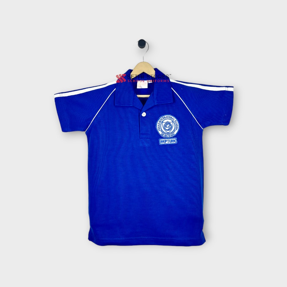 Neptune House T-Shirt for Shah International School House Uniform