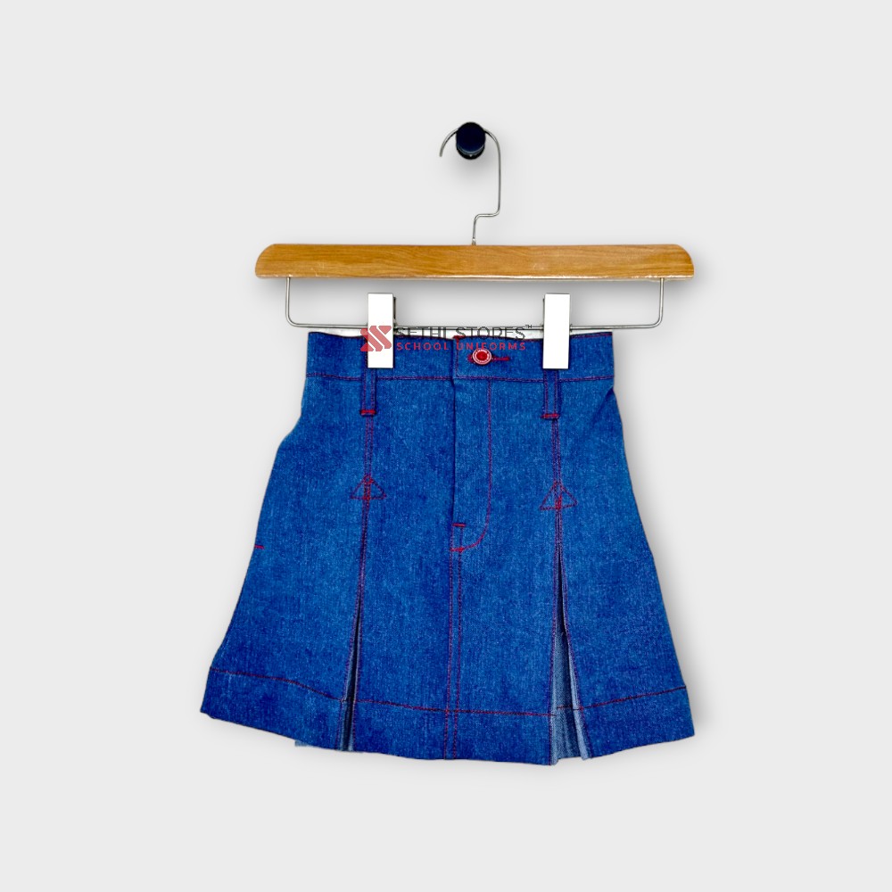 Shah International School Skirt for grade 6 to 12 Summer uniform.