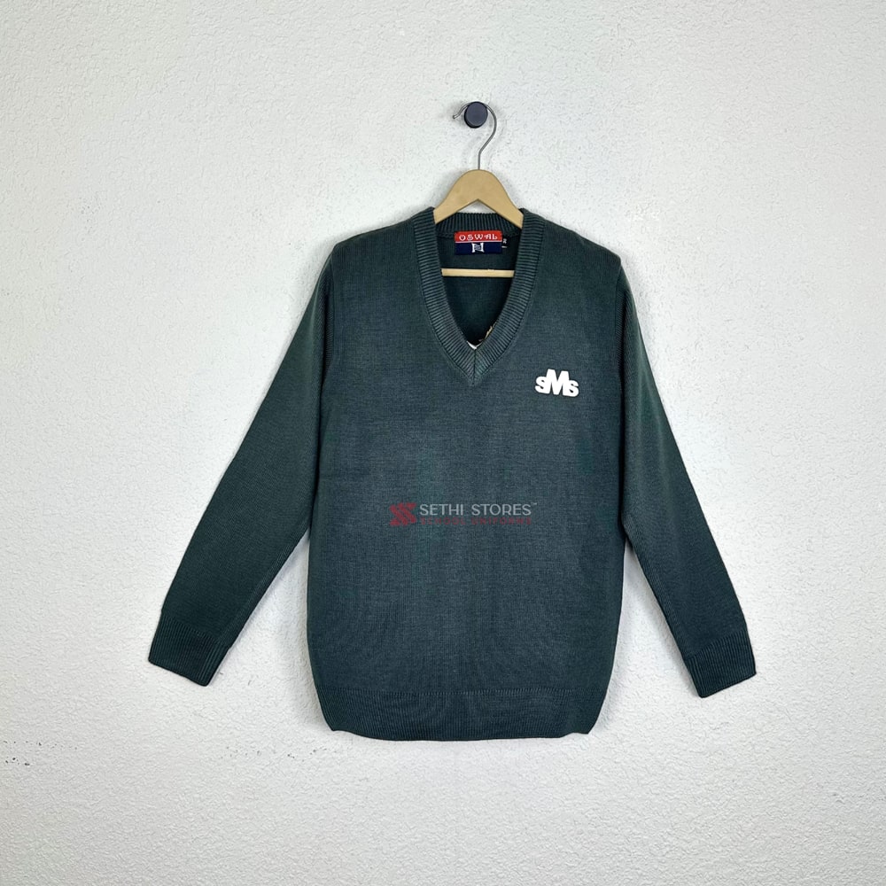 St. Marks World School Full Sleeve Pullover for Winter Uniform.