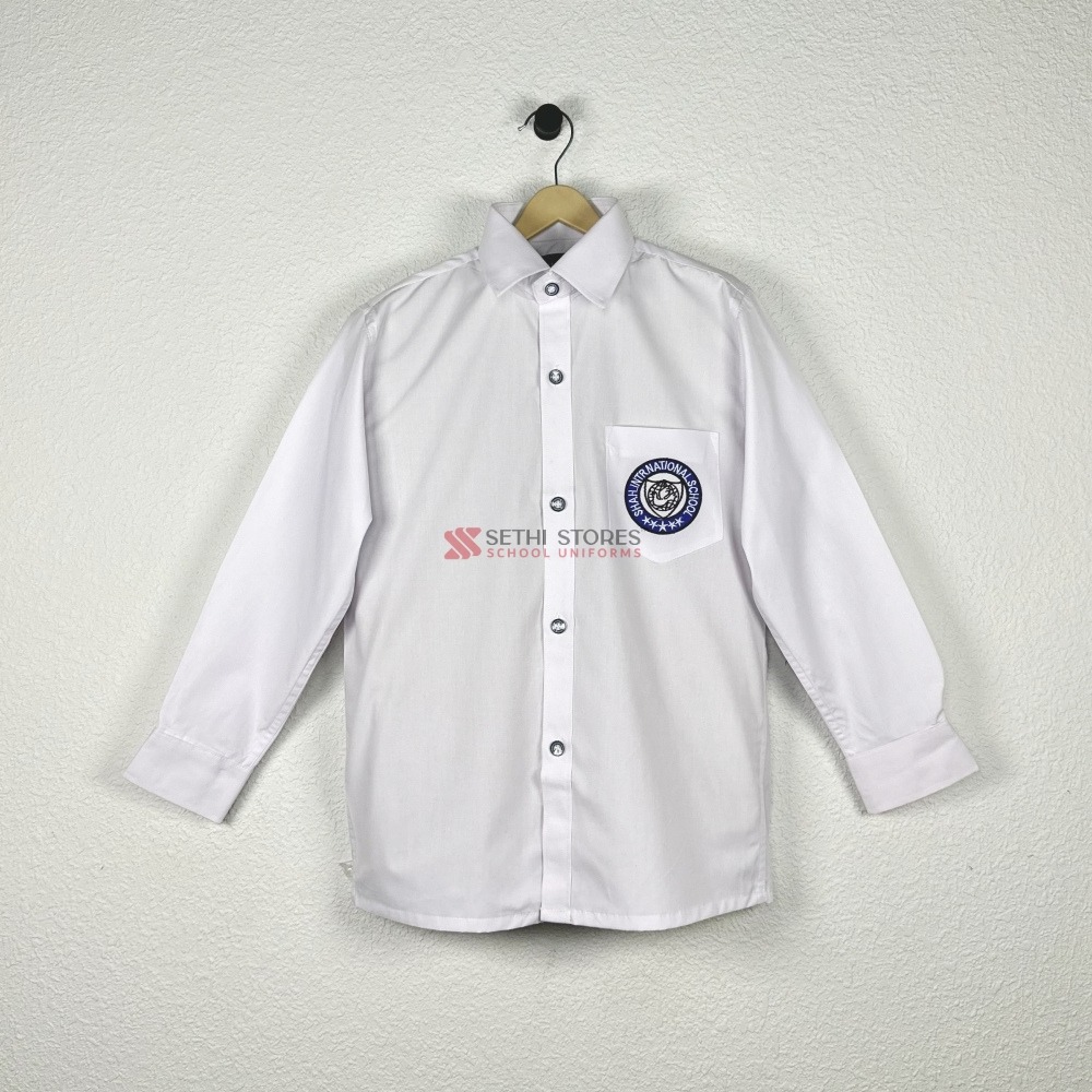 Shah International School Shirt for Grade 1-12 Winter Uniform.