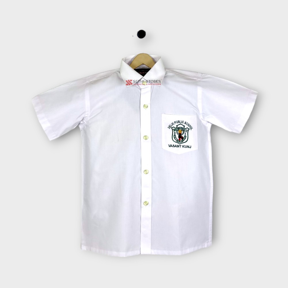 DPS Vasant Kunj Half Sleeve Shirt for Grade 1 to 12 Summer uniform