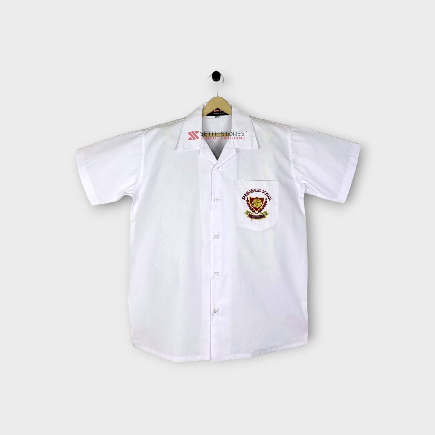 Half Sleeve Shirt for Summer Uniform of Springdales School