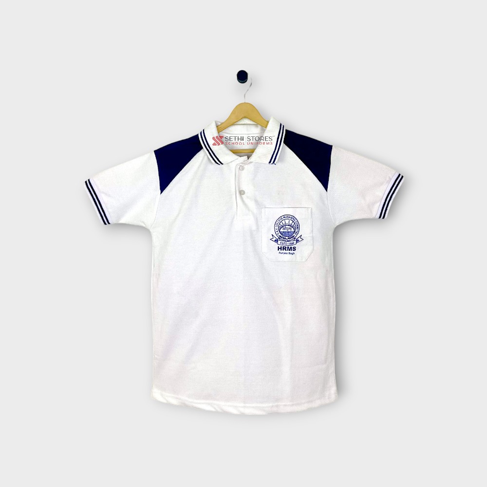 Hans Raj Model School Sports T-Shirt for Summer Uniform