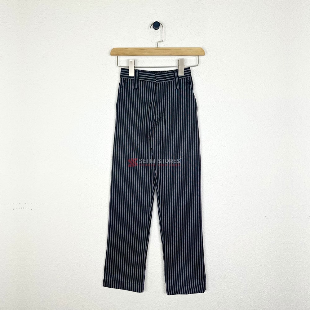 G.D Goenka Black Full Pant/Trouser with Elastic for grade nursery to 2 winter uniform.