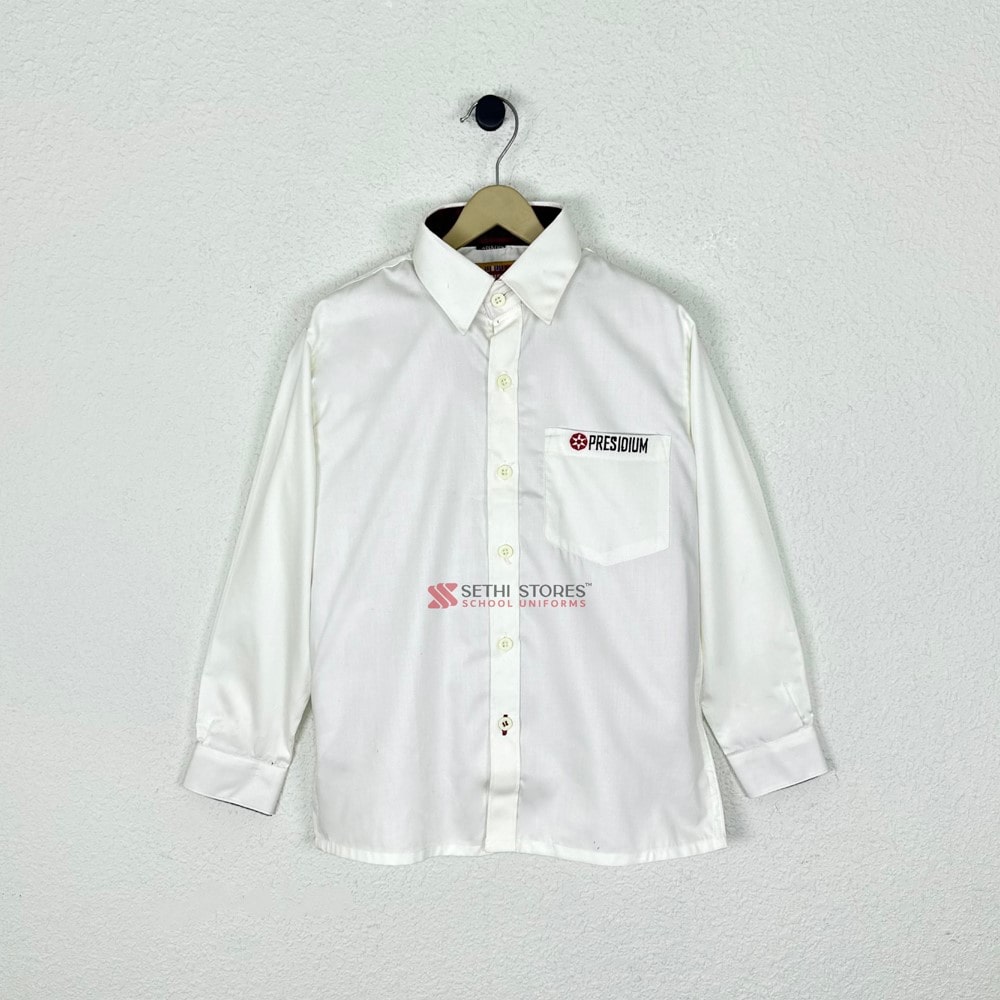 The Presidium School Full Sleeve Shirt for winter uniform