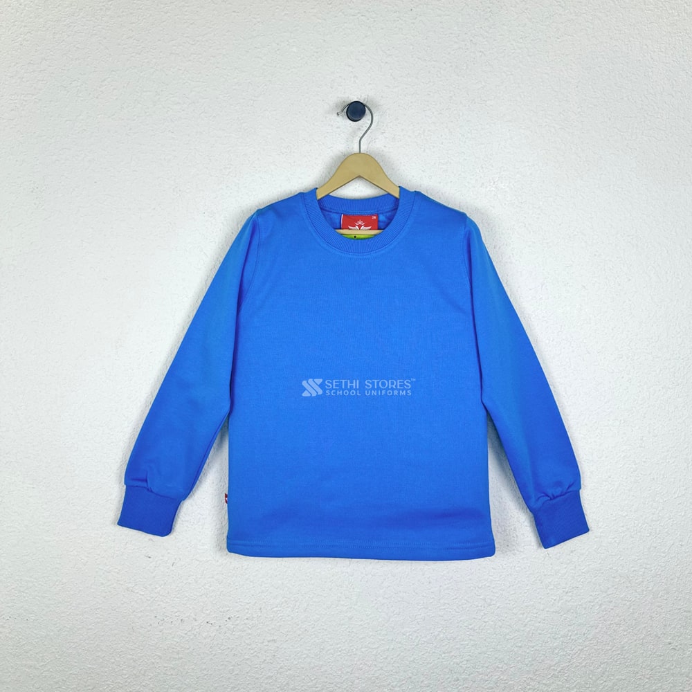 Blue Sweatshirt for G.D Goenka Public School Grade 1 Uniform