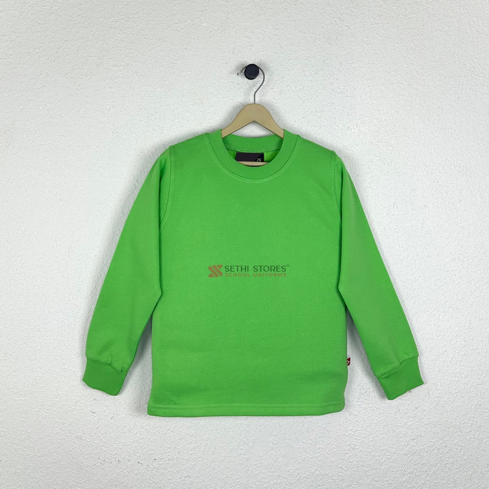 Green Sweatshirt for G.D Goenka Public School Grade 2 Uniform