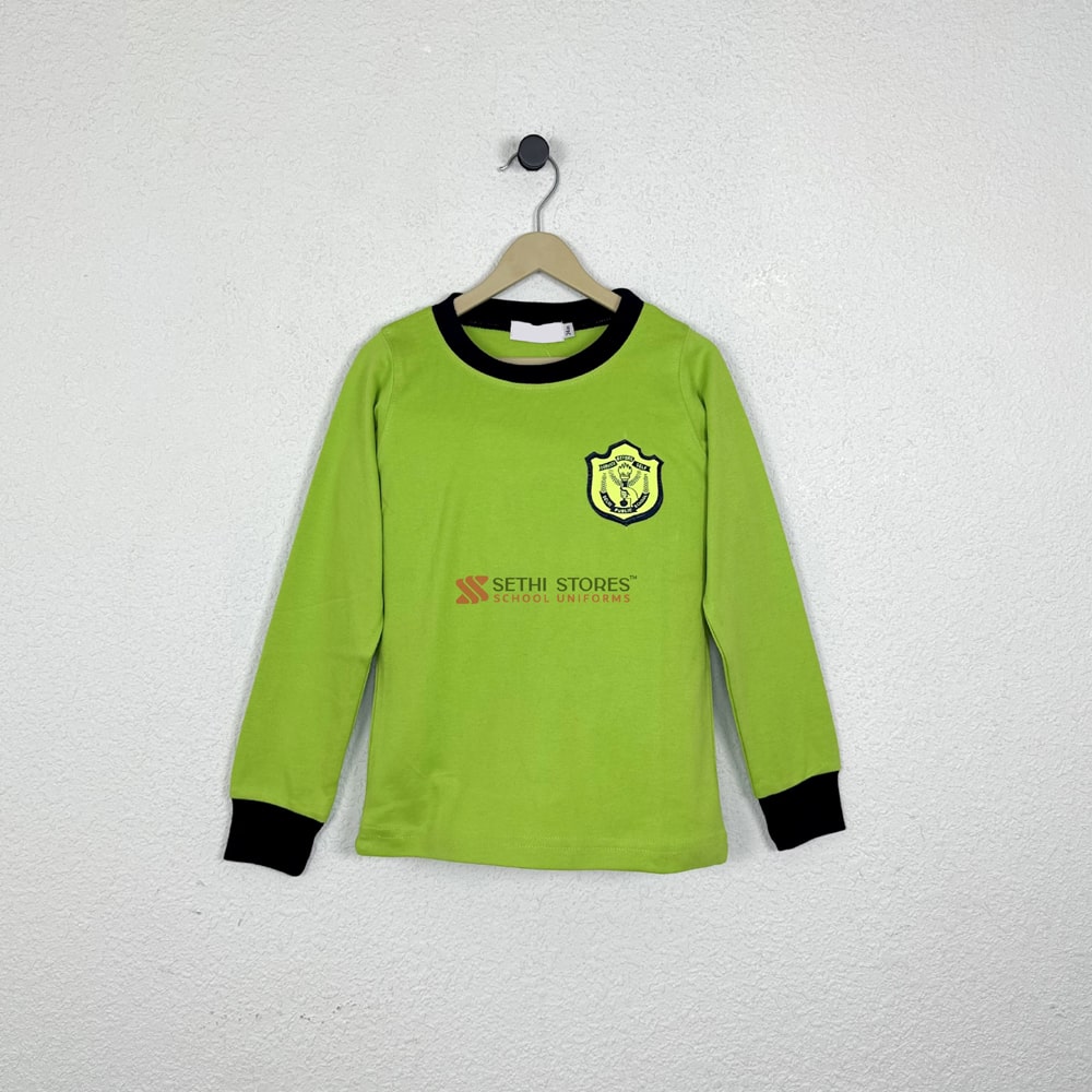 DPS Dwarka Full Sleeve T-Shirt for Prep Winter School Uniform.