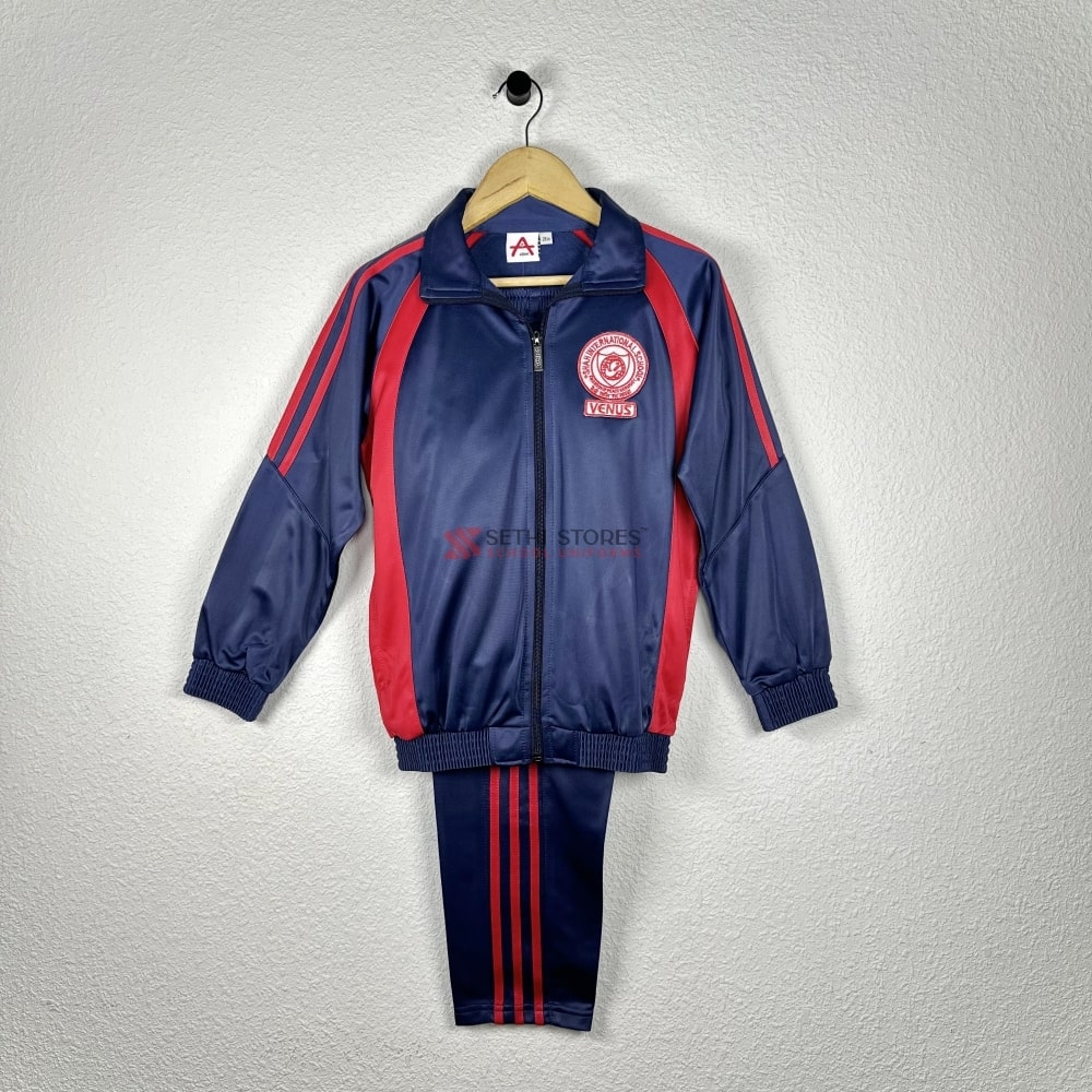 Shah International School Venus House Tracksuit for winter uniform.