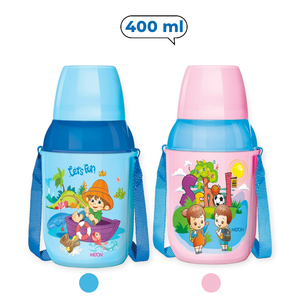 Milton Steel Swift Insulated Bottle - Leak-Proof, Stainless Steel, Keeps Beverages Hot or Cold - Perfect for Kids